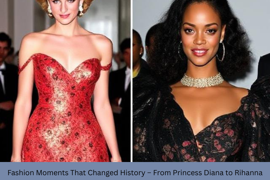 Fashion Moments That Changed History – From Princess Diana to Rihanna