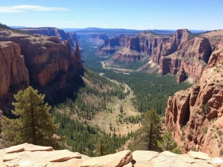 A scenic road trip through iconic USA national parks featuring mountains, canyons, and desert landscapes in a travel itinerary